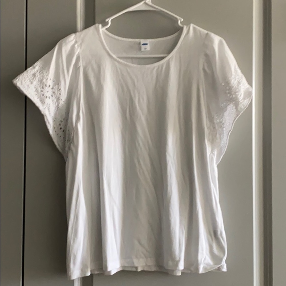 Old Navy Lace Sleeve Top